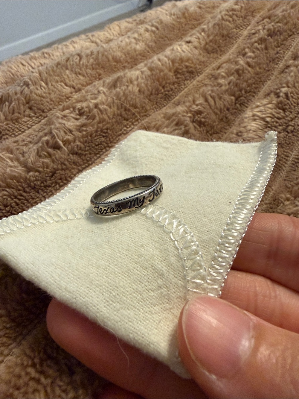James Avery 'Texas My Texas' Ring - size 8